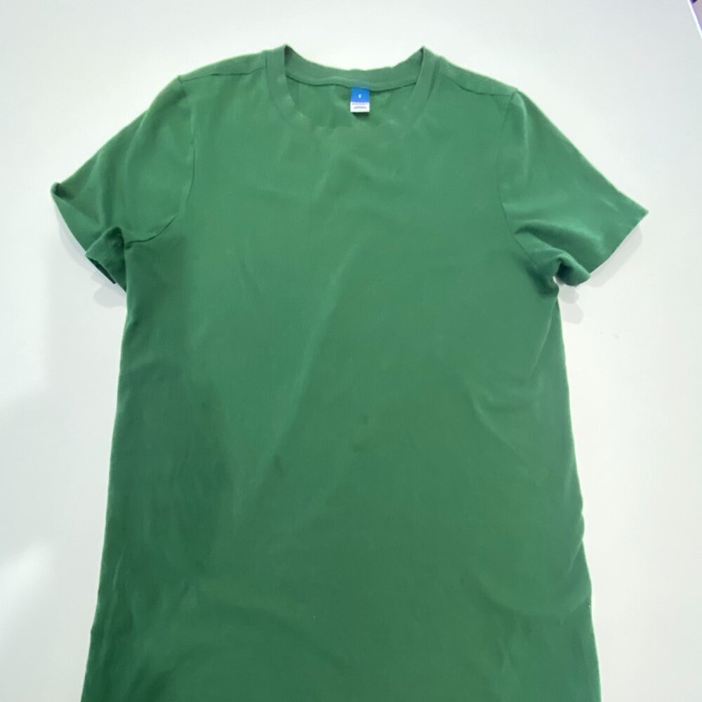 Old Navy,  Green short sleeved shift T-Shirt dress, size S